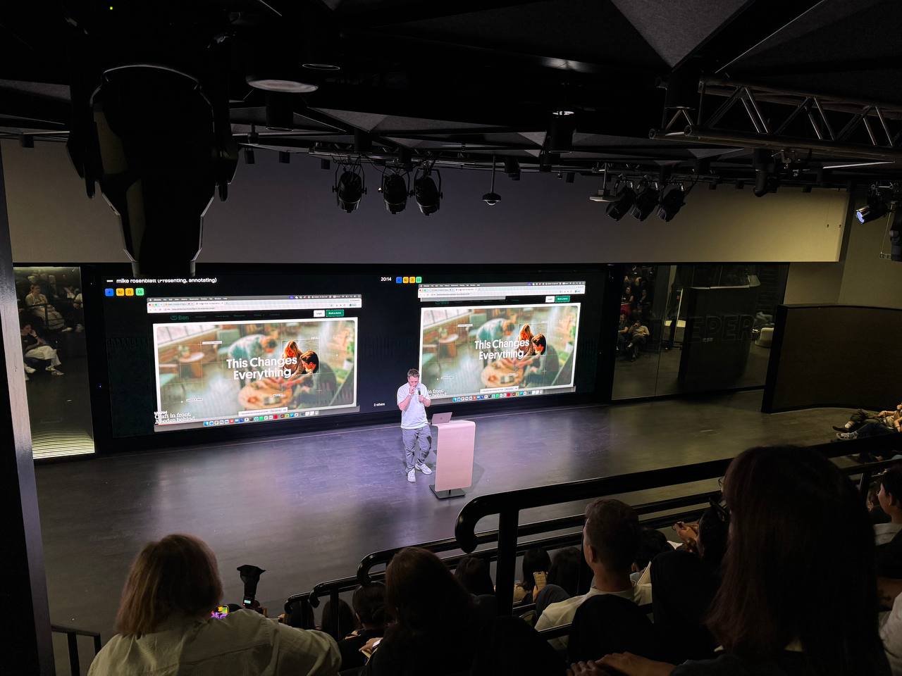 Mike Rosenblatt of UNKNW speaking at AI Demo Night — Friends of Figma London at Revolut HQ, 24 September 2026 (photo 9 of 10)